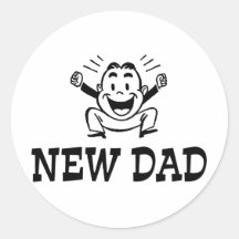 New Dad Stickers