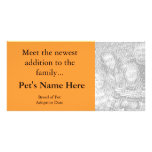 New Dog Photo Announcement Personalised Photo Card