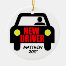 New Drivers License Keepsake Ornaments
