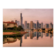 New Dubai Skyline Postcards