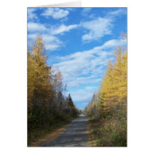 New England Autumn Card
