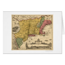 New England Regional Map - 1685 Cards