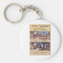 New England The Appeal of Three Centuries Keychains