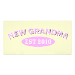 New Grandma 2010 Custom Photo Card
