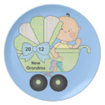New Grandma 2012 Party Plate