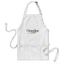 New Grandpa Est 2008 Aprons