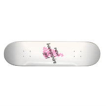 New Hampshire Girl with Scribbled New Hampshire Ma Skate Board Decks
