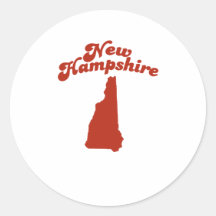 NEW HAMPSHIRE Red State Stickers