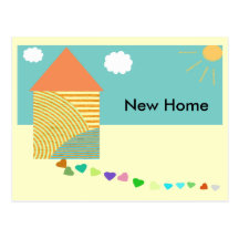 New Home Announcement Postcard