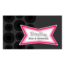 New & Improved BittyBop Business Cards