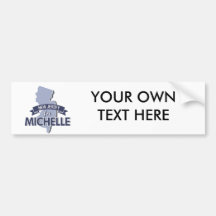 NEW JERSEY FOR MICHELLE -.png Bumper Sticker