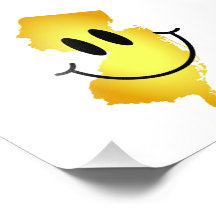 New Jersey Smiley Face Photo Print
