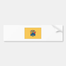 New Jersey State Flag Bumper Stickers