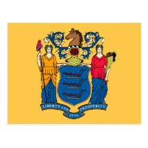 New Jersey State Flag Post Cards