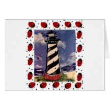 New Ladybug Lighthouse Cards