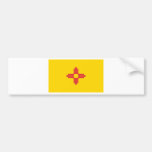 New Mexico Flag Bumper Sticker