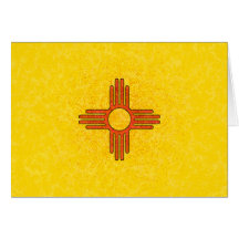NEW MEXICO FLAG CARD