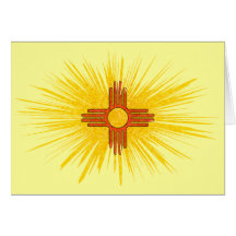 NEW MEXICO FLAG CARD