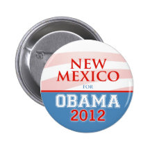 NEW MEXICO for Obama 2012 Pins