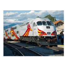 New Mexico Rail Runner Express at Santa Fe Post Card