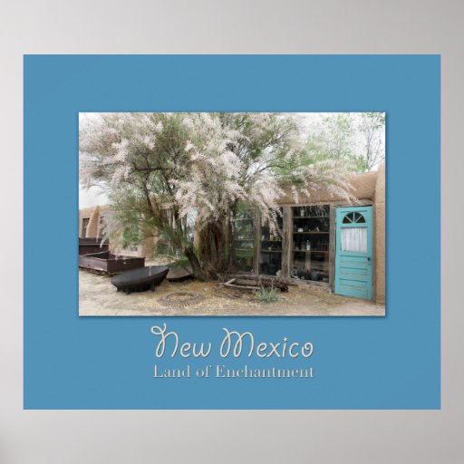 New Mexico Turquoise Trail Shop Poster
