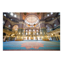 New Mosque Interior Art Photo