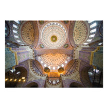 New Mosque Interior in Istanbul Photo Art