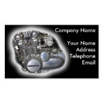 New Motorcycle Engine Business Card Templates