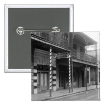 New Orleans Barbershop, 1930s Pinback Buttons