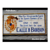 New Orleans Bourbon Street Postcard