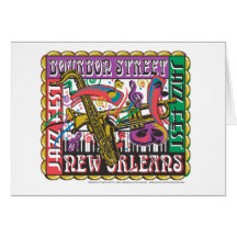 New Orleans Mardi Gras Greeting Card