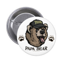 New Papa Bear Father's Day Gear Pin