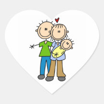 New Parents New Baby T-shirts and Gifts Stickers