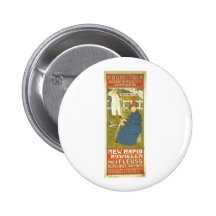 New Rapid Rijwielen 1897 Netherlands Pinback Buttons