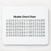 NEW UKULELE CHORD CHART CHORDS MOUSEPADS