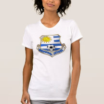 New Uruguay 2010 Fans Futbol badge T Shirts