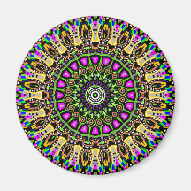 New Vision No 5 Kaleidoscope Fridge Magnet