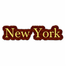 New York Acrylic Cut Out