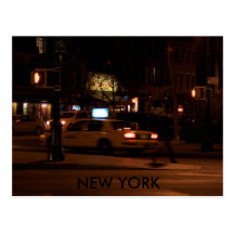 NEW YORK at night Post Card