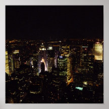 New York at night Posters