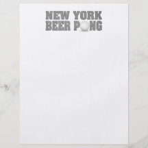 New York Beer Pong Custom Flyer