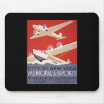 New York City airports Mouse Mat
