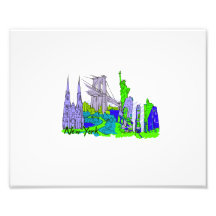 new york city green city image.png photographic print