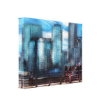 New York - City - Hudson River Park - Downtown Gallery Wrapped Canvas