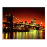 New York City  Lights Postcard