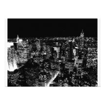 New York City Night Invitation