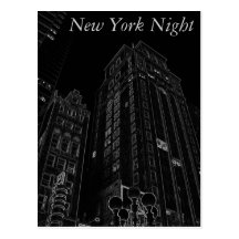 New York City Night Scenes 1 PostCard
