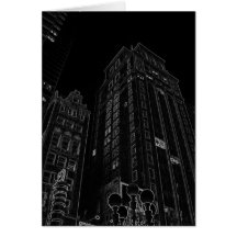 New York City Night Scenes Greeting Cards