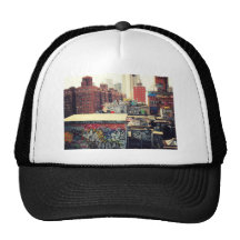 New York City Rooftops Covered in Graffiti Hats