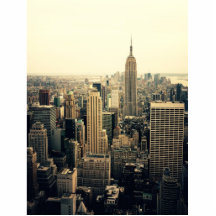 New York City Skyline Photo Sculpture